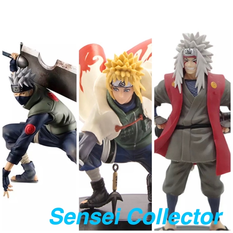 ฟิกเกอร์โมเดลนารูโตะ คละแบบ Naruto action figure model kakashi hokage jiraya senei งานจีน