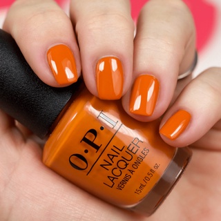 พร้อมส่ง OPI - Have You Pannettone and Eat It Too สี burnt orange ส้มมีกลิ่นอายโทนมัสตาร์ด อันเดอร์โทนน้ำตาล แท้ 100%