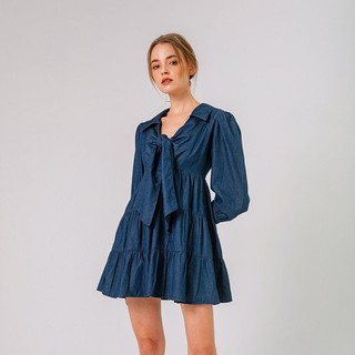 Elle est Belle TH - Rosalie Dress Denim ชุดเดรส สียีนส์