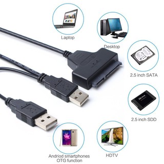 USB 2.0 to Sata Converter Adapter Cable