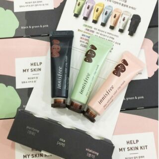 Innisfree color clay mask kit