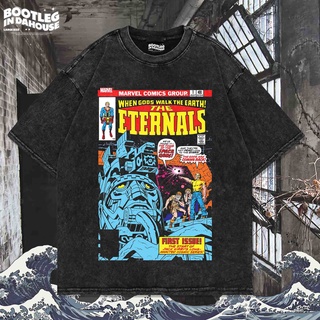 เสื้อยืด พิมพ์ลาย The ETERNALS OVERSIZE WASHING VINTAGE | เสื้อยืด โอเวอร์ไซส์ | เสื้อยืด ขนาดใหญ่ | เสื้อยืด ซักได้ | ห