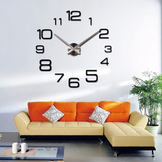 นาฬิกา DIY 120 cm. ตัวเลขสติกเกอร์ติดผนัง  NUMBER  STICKER WALL CLOCK