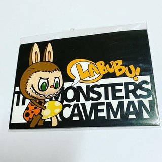 Postcard Labubu caveman