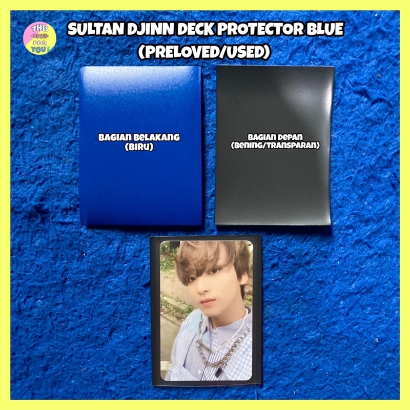 [READY] SULTAN DJINN PHOTOCARD PC CARD DECK PREMIUM MATTE SLEEVES BLUE PRELOVED ฟรีภายในSLEEVE PROTE
