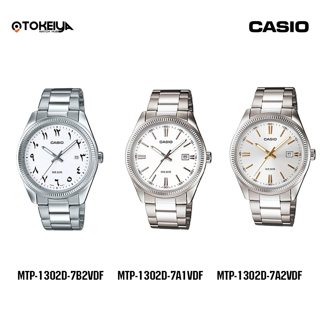 Casio Standard นาฬิกาข้อมือผู้ชาย รุ่น MTP-1302D ของเเท้ประกันศูนย์ CMG 1 ปี