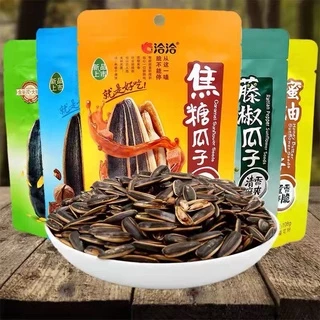เมล็ดทานตะวัน รสวอลนัท คาราเมล รสชีส 7 รส หอมอร่อย เคี้ยวเพลิน108g 洽洽瓜子