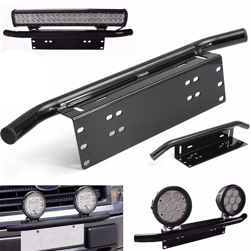 OUIO 4/17/20/23 inch Led work Light bar 20'' offroad LED light bar 4x4  SUV ATV car light License Pl
