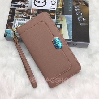 LYN Becky Long Zipper Wallet  (outlet) สีนู้ด