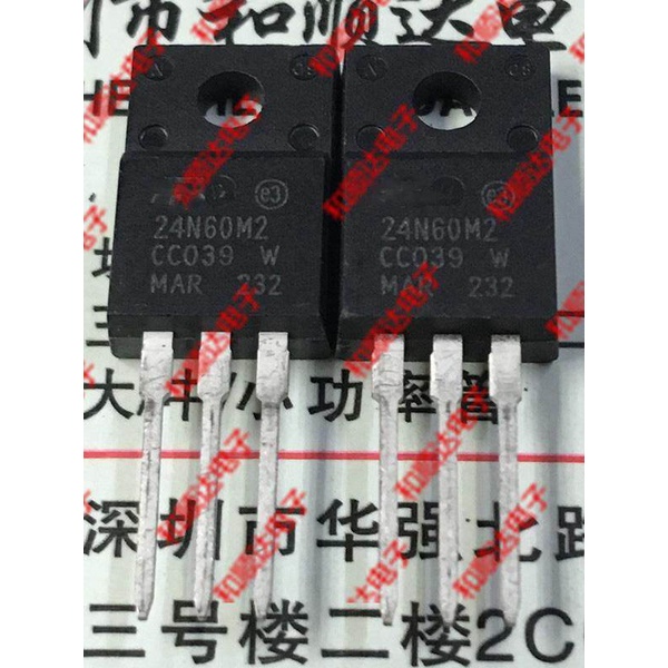 5 ชิ้น/ล็อต 24N60M2 STF24N60M2 TO-220 ใหม่