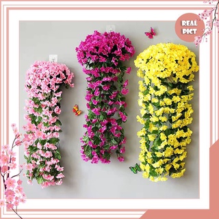 UNICO Tanaman Bunga Hias Rambat Artificial Flowers Dekorasi Dinding Rumah Murah Import Bunga Hias PBP94