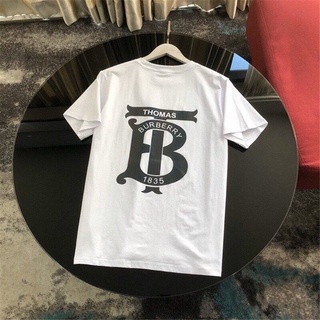 Tee BTS เสื้อยืดแฟชั่น แขนสั้น ขายดี ใส่สบาย ผ้านิ่ม burberry เสื้อยืดแขนสั้นลําลองเนื้อผ้าฝ้ายแฟชั่นพลัสไซส์