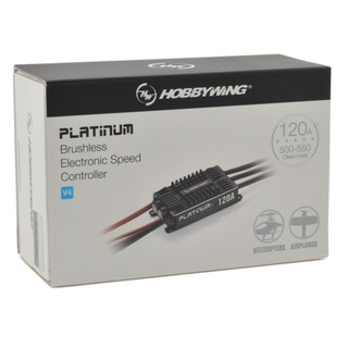 สปีด เฮลิคอปเตอร์ เครื่องบิน 120a ใช้กับไฟ 2-6s Hobbywing Platinum Pro 120A V4 120 Amp ESC อุปกรณ์ชุดไฟ Rc