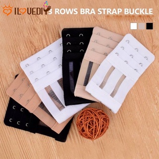 [Womens Bra Extenders] [3 แถว 3 ตะขอยืดหยุ่นสายคล้อง]