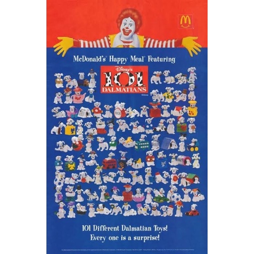 101 Dalmatians  Happy Meal McDonald’s ปี 1999 ครบชุดมือ 1 คะ