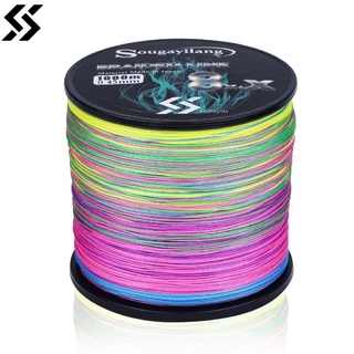 Sougayilang 9 strands สายการประมงถัก PE สาย28LB-100LB สายการประมง (300M/500M/1000M)