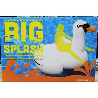 Big Splash Inflatable Float Toy Super Giant Swan แพยาง หงส์ 2 ม.