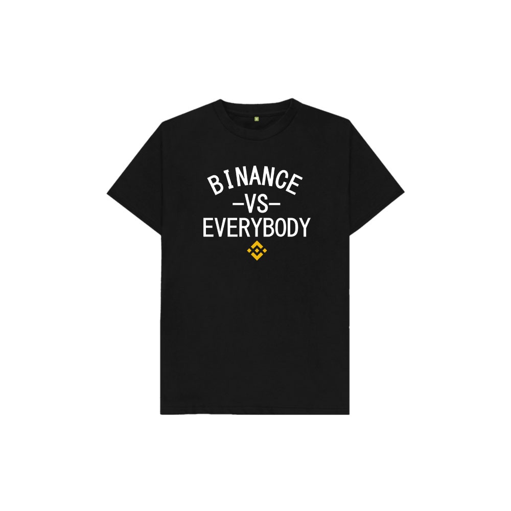 เสื้อยืด Crypto Binance Exchange / BNB / เสื้อยืด Binance VS Everybody