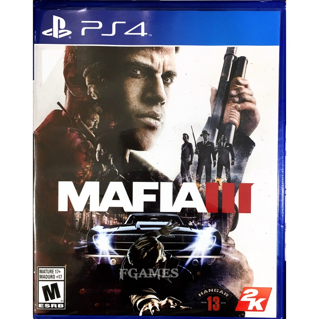 PS4 Mafia 3 (AllZone)(English) แผ่นเกม ของแท้ มือ1 มือหนึ่ง ของใหม่ ในซีล แผ่นเกมส์