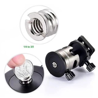 Professional Convert Screw Adapter 1/4" to 3/8" Tripod Screw stainless steel แปลงมืออาชีพกรูอะแดปเตอร์ 1/4" เปลี่ยน 3/8"