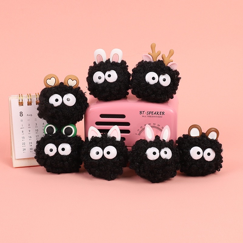 🔥พร้อมส่ง🔥จิ๊บบิทตัวติดรองเท้า Jibbitz shoes  🌈ปอมปอม ขนฟู ตกแต่งลายน่ารักๆ สามารถติดรองเท้ามีรูทุกชนิด (ราคาต่อ 1 ชิ้น) - รูปที่ 5