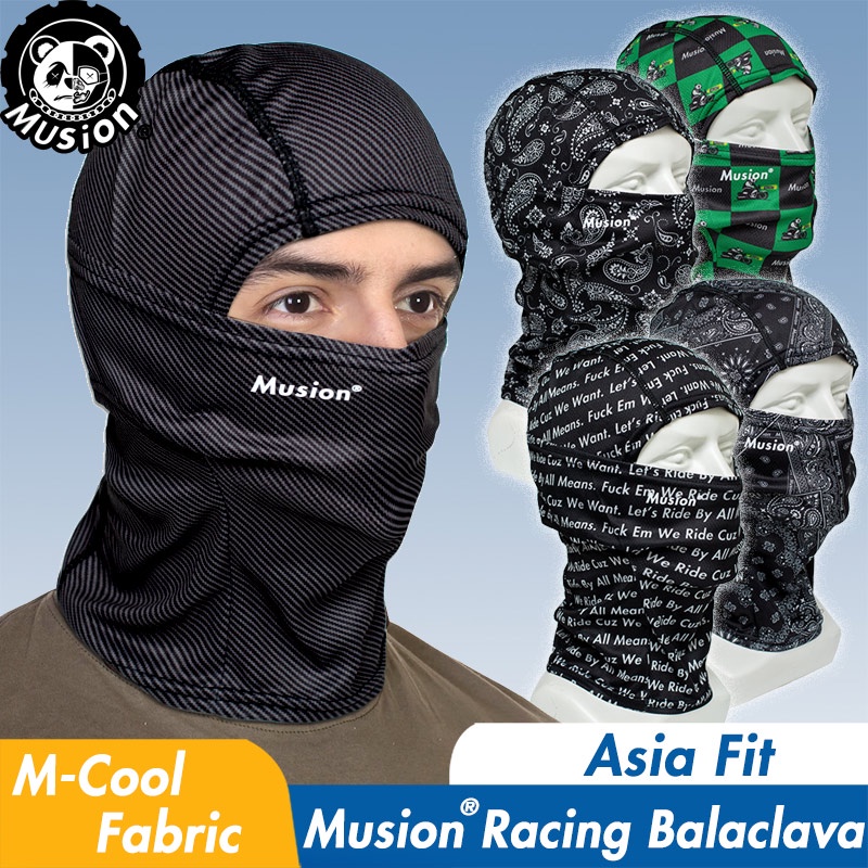 Musion Original แฟชั่นพิมพ์ Face Mask Balaclava Bandana ผ้าพันคอผ้าพันคอผ้าพันคอกีฬากลางแจ้งขี่