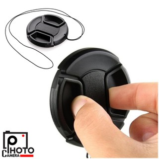 ฝาปิดหน้าเลนส์ LENS CAP NOBRAND มีขนาดให้เลือก 37,39,40.5,43,46,52,58 ถึง 82mm