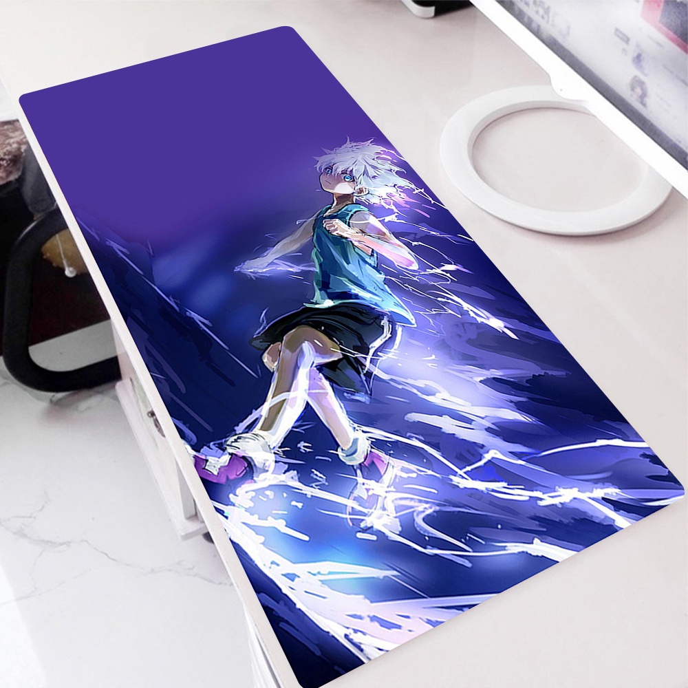 Hunter X Hunter Kawaii Mouse Pad Gamer Mousepad อะนิเมะแล็ปท็อปสําหรับเล่นเกม Big Mousepepad โต๊ะคอมพิวเตอร์ Pc Gamer Ful