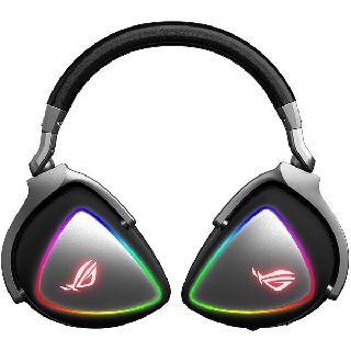 HEADSET (หูฟัง) ASUS ROG DELTA HI-RES ESS QUAD-DAC หูฟังครอบหูสีดำ  สินค้าประกัน 2 ปี