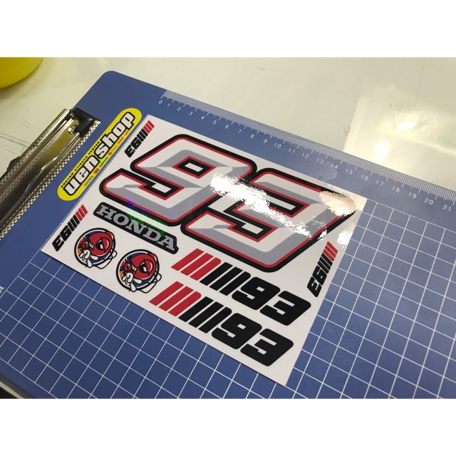 สติ๊กเกอร์ DECAL 93 marquez