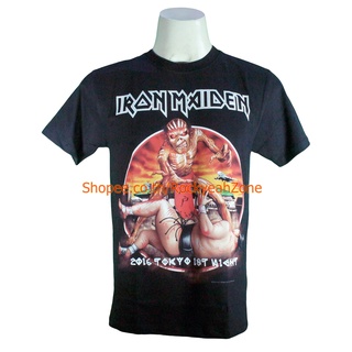 เสื้อวง IRON MAIDEN เสื้อไซส์ยุโรป ไอเอิร์นเมเดน ไอร่อน PTA1799 เสื้อวงดังๆ วินเทจ Rockyeah