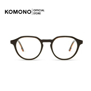 KOMONO Nigel Black Bronze กรอบแว่นตา สีดำ น้ำตาล ทรงวินเทจ