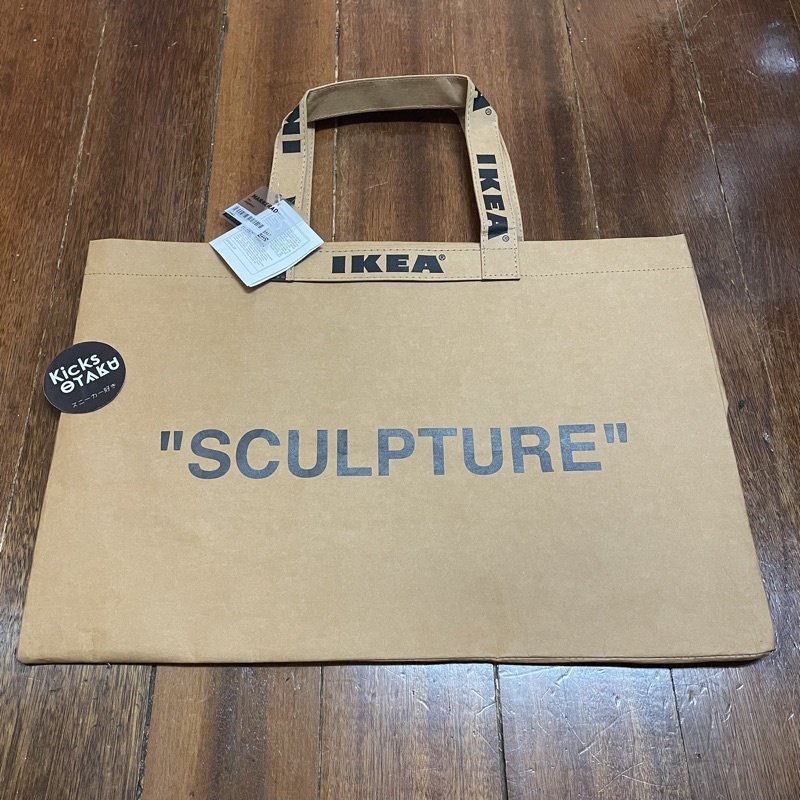 [ของแท้] IKEA x Virgil Abloh MARKERAD Large Bag (ใบใหญ่)