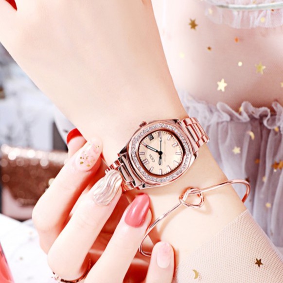 GEDI 3084 สวย ของแท้ 100% นาฬิกาแฟชั่น นาฬิกาข้อมือผู้หญิง