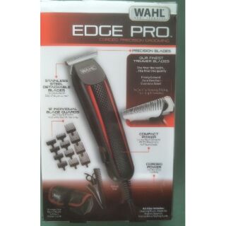 ปัตตาเลี่ยนตัดผม wahl edge pro เก็บขอบผม แกะลายผม กันหนวดเครา แบบมีสาย ใช้ไฟนอก ต้องมีอุปกรณ์แปลงไฟฟ้า(มีสินค้าพร้อมส่ง)