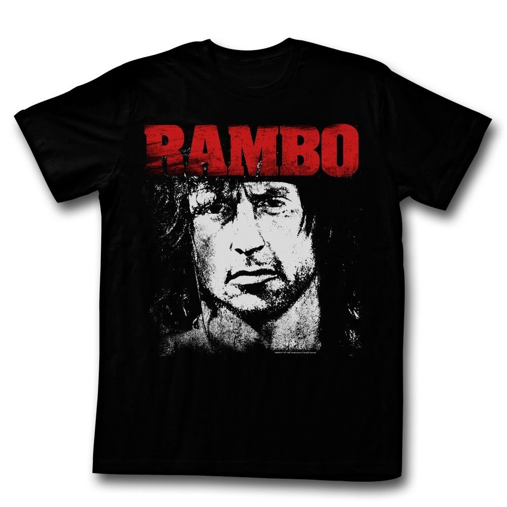 [COD]เสื้อยืด ลาย Rambo สีดํา สไตล์สตรีท DiyS-5XL