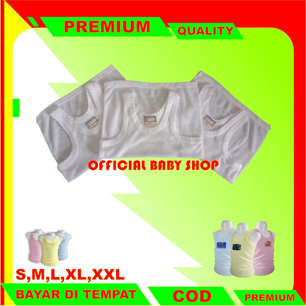 SINGLET สีขาว 1 ชิ้นพร้อม MOTIF