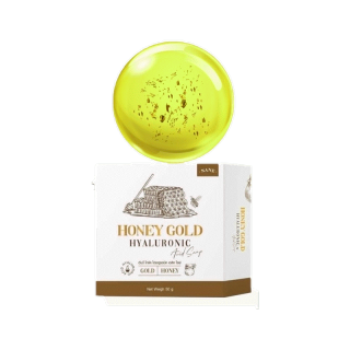 ‼️ของแท้‼️ สบู่น้ำผึ้งทองคำ Honey Gold สบู่หน้าใส ลดสิว สลายฝ้ากระ จุดด่างดำ ผิวแพ้ง่ายใช้ได้ ขนาด 50 กรัม