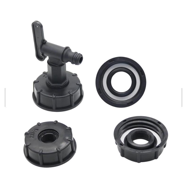 1 ชิ้น 1/2",3/4",1" ด้ายภายใน IBC ถังเชื่อมต่อ/อะแดปเตอร์สวนวาล์ว Tap