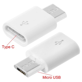 Wili อะแดปเตอร์เชื่อมต่อ Usb 3 . 1 Type C Female Device To Micro Usb Male สีขาว