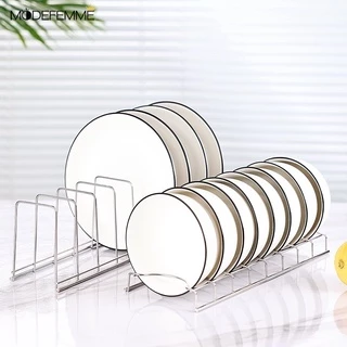 Stainless Steel Dish Drying Rack / Kitchen Countertop Drainer Holder / Multifunctional Organizer Shelf For Plates, Cutting Boards, Bakeware, Pots & Pans