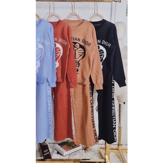ชุดเชตไหมพรมทอลายพร้อมส่ง