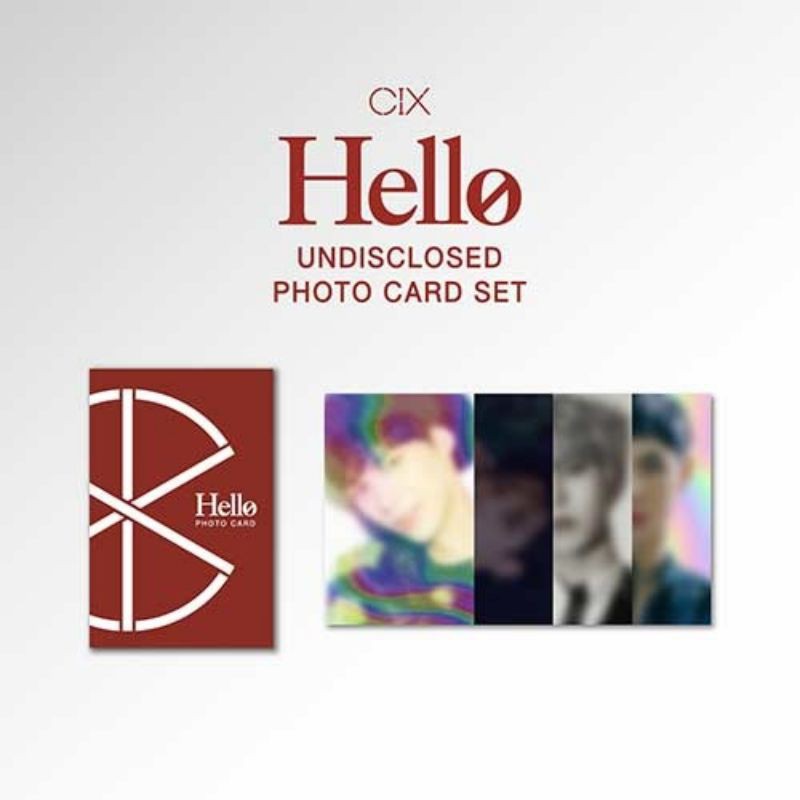 *พร้อมส่ง* CIX Hello Undisclosed Photo Card Set