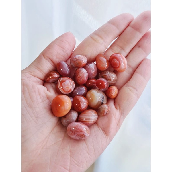 [Kyzen Living] Carnelian baby tumbles เพื่อพลัง