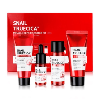 (แท้/สินค้าพร้อมส่ง) Some By Mi Snail Truecica Miracle Repair Starter Kit