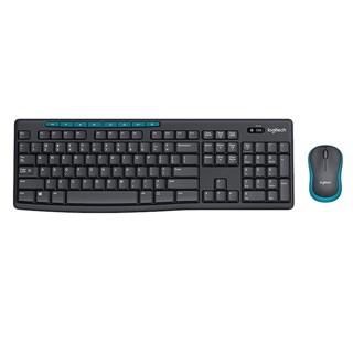 Logitech MK275 Wireless Keyboard and Mouse Combo (Eng Keycap/Sticker TH) (เมาส์ คีย์บอร์ดไร้สาย) คีย์แคปอังกฤษ ฟรีสติกเกอร์ภาษาไทย