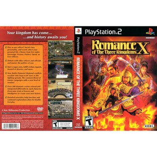 ROMANCE OF THE THREE KINGDOMS 10 [PS2 US : DVD5 1 Disc]