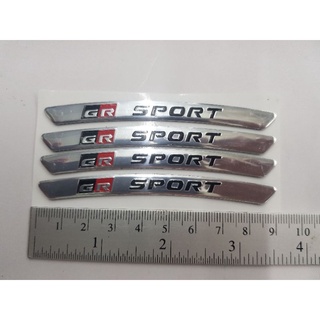 Logo ติดครอบล้อ GR Sport ชุดละ4ชิ้น