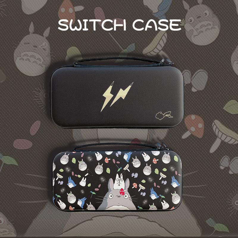 Nintendo Switchอุปกรณ์เสริมสวิทช์ EVA ฮาร์ดเคสคอนโซลกระเป๋าถือ Nintendoswitch แบบพกพา totoro สไตล์สำหรับ Nitendo สวิทช์ case bag