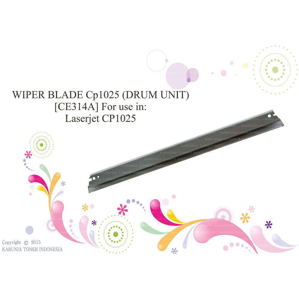 WIPER BLADE CP1025 DRUM UNIT CE414A สําหรับการใช้งานใน LASERJET CP1025